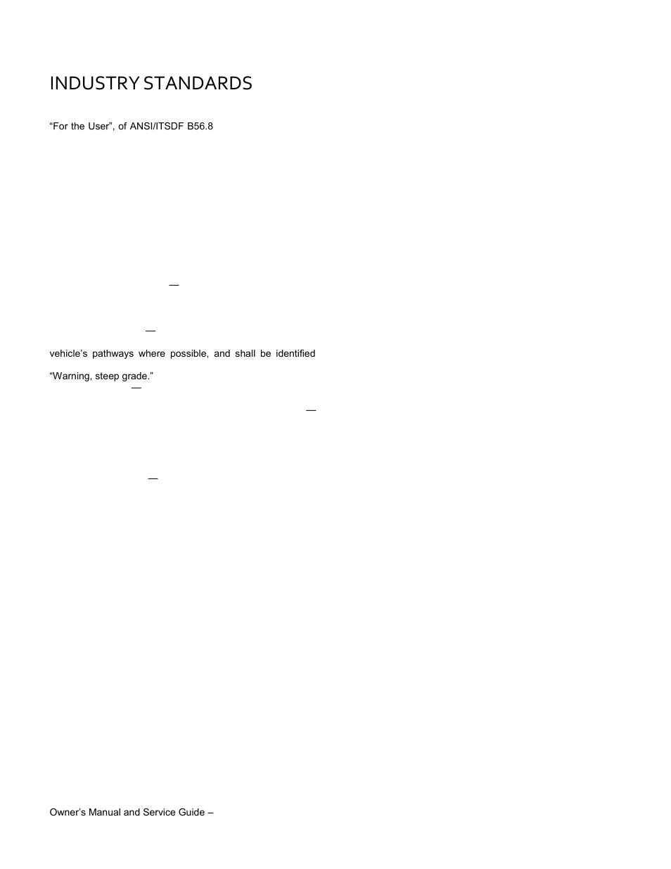 Industry, Standards | Wesley BC-6200-8SA User Manual | Page 8 / 49
