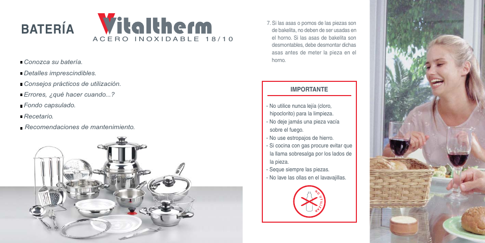 Garantia_v_therm-02, Batería, Importante | Magefesa IM Vitaltherm User Manual | Page 2 / 14