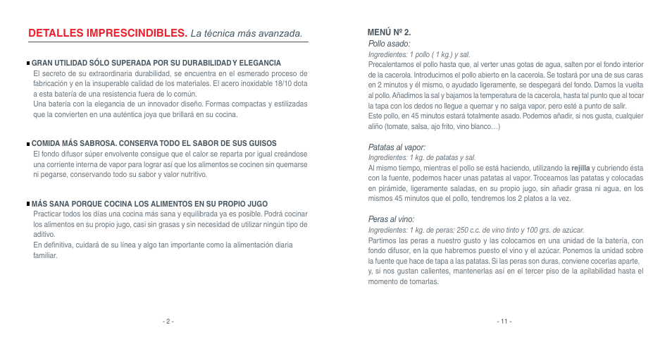 Garantia_v_therm-04, Detalles imprescindibles, La técnica más avanzada | Magefesa IM Vitaltherm User Manual | Page 4 / 14