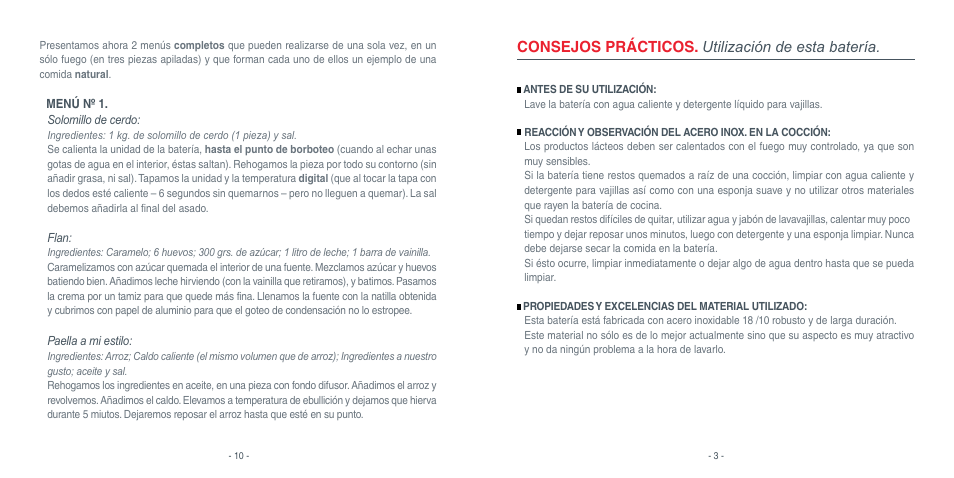 Garantia_v_therm-05, Consejos prácticos. utilización de esta batería | Magefesa IM Vitaltherm User Manual | Page 5 / 14