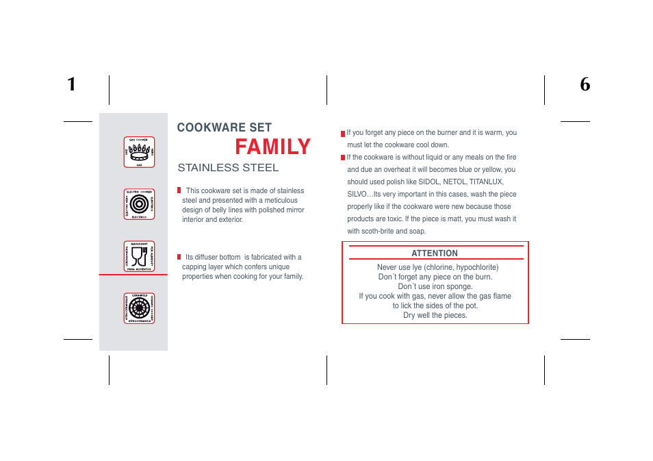 Im_family_usa-02, Family, Cookware set | Magefesa IM FAMILY User Manual | Page 6 / 8