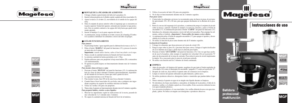 Magefesa IM ALPHA_GENERAL User Manual | 2 pages