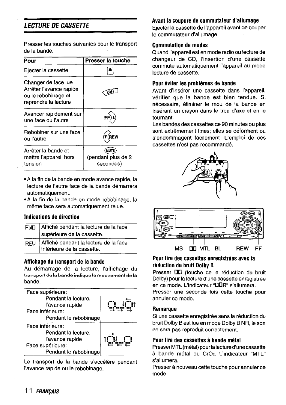 Aiwa CT-FX929M m User Manual | Page 48 / 56