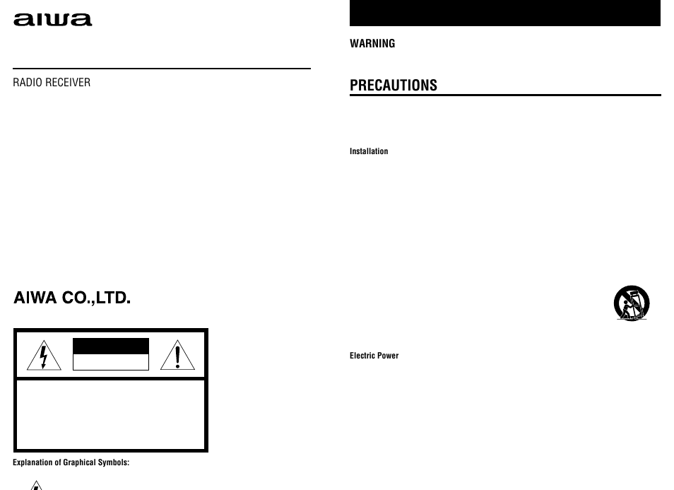 Aiwa FR-C300 User Manual | 4 pages