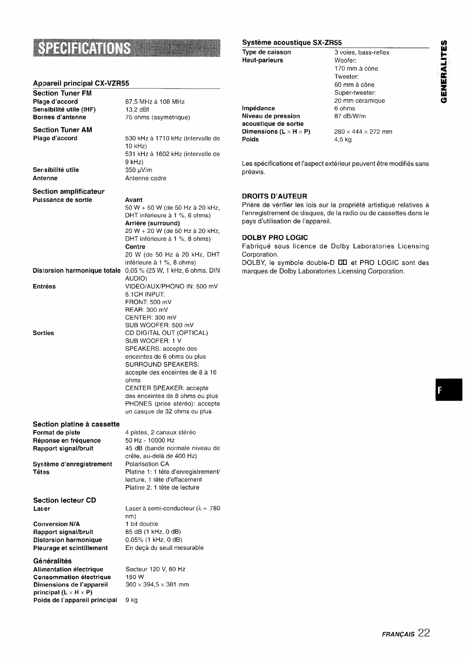 Aiwa Z-VR55 User Manual | Page 67 / 68