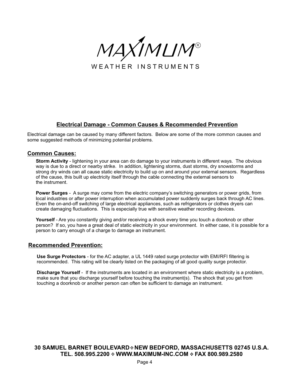 Maximum Criterion User Manual | Page 4 / 4