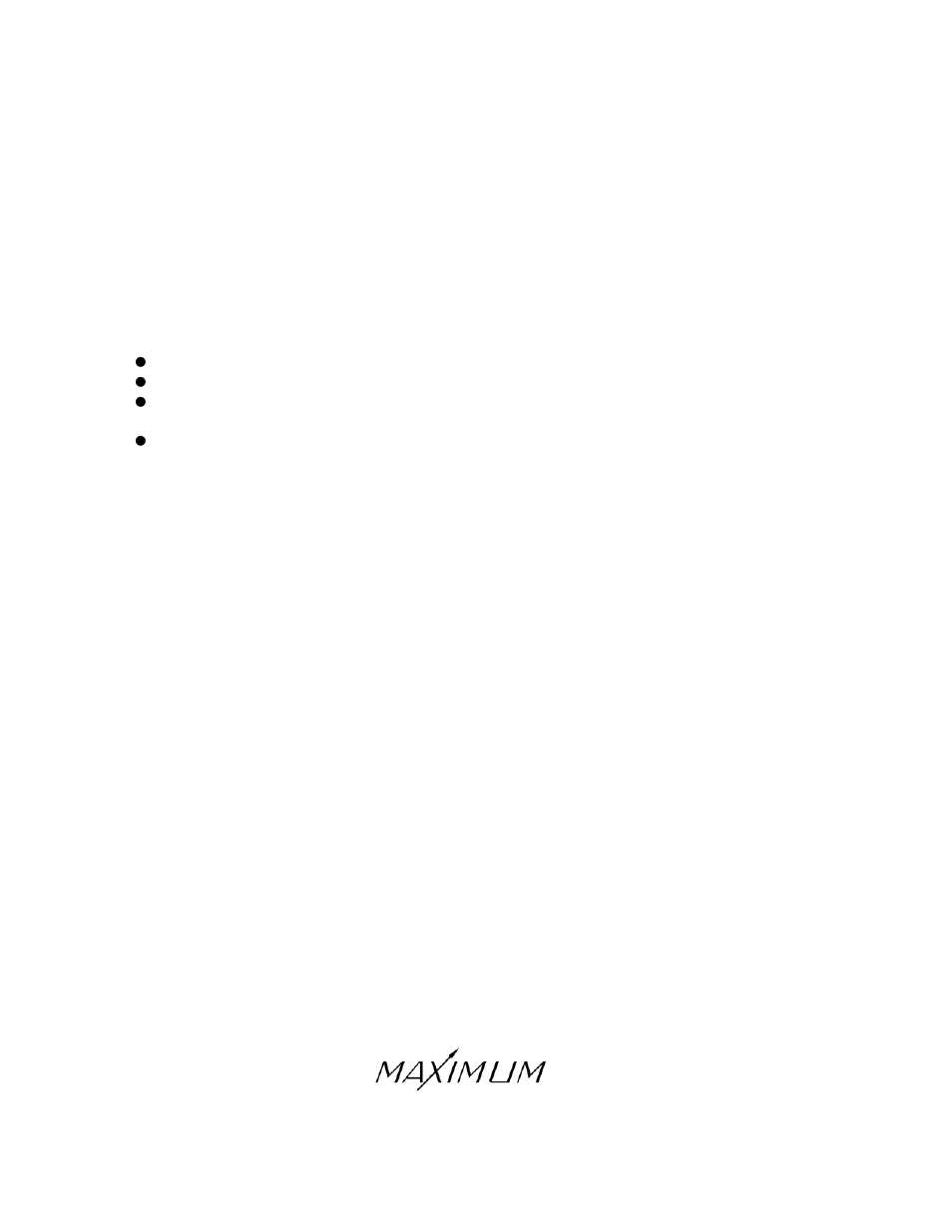 Information for the cronus user | Maximum Cronus User Manual | Page 5 / 6