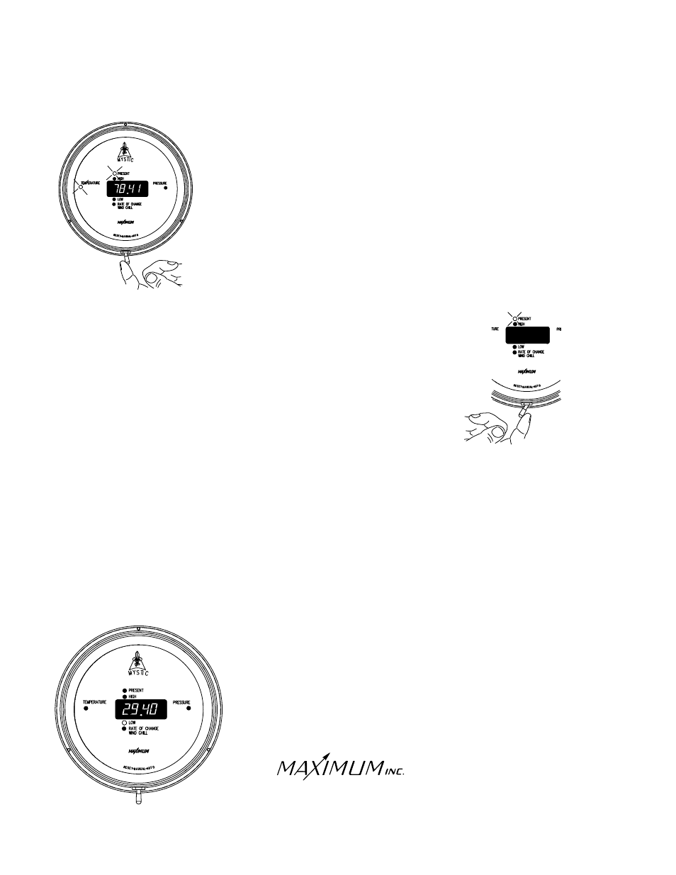 Mystic, Operation | Maximum Mystic User Manual | Page 3 / 7