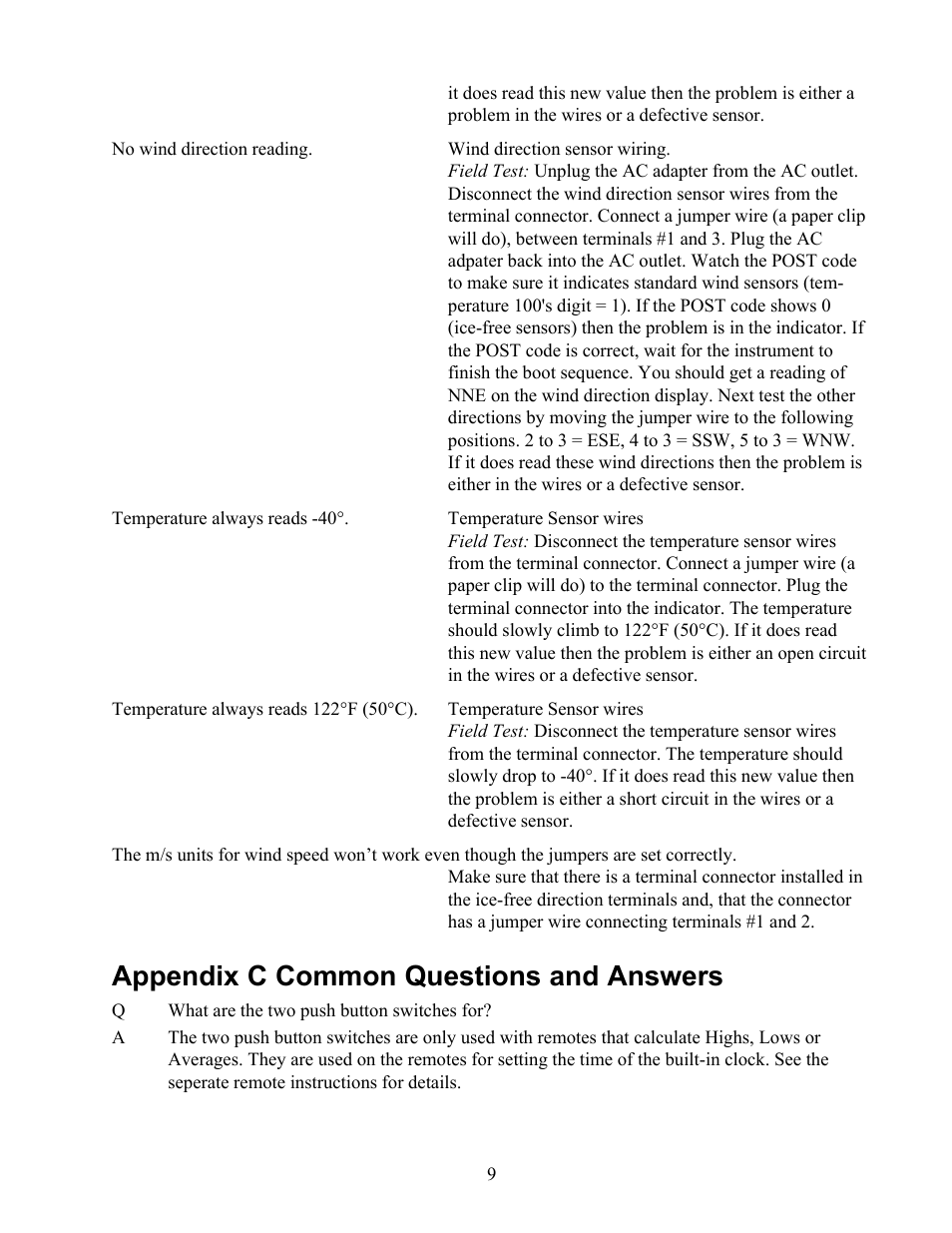 Appendix c common questions and answers | Maximum Summit User Manual | Page 10 / 13