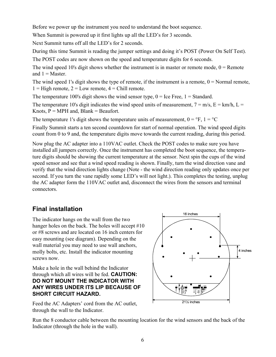 Final installation | Maximum Summit User Manual | Page 7 / 13