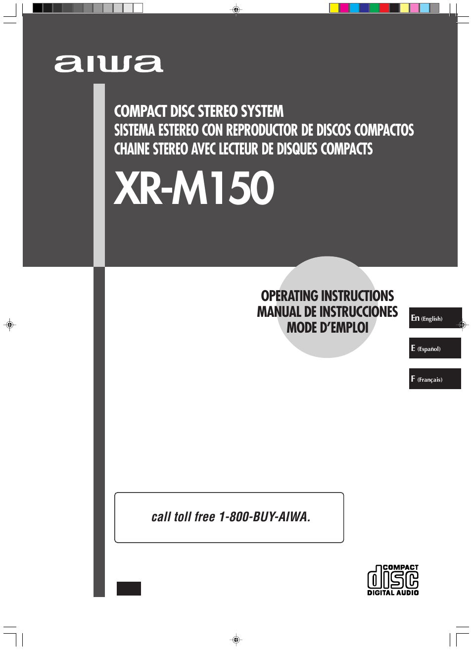 Aiwa XR-M150 User Manual | 20 pages