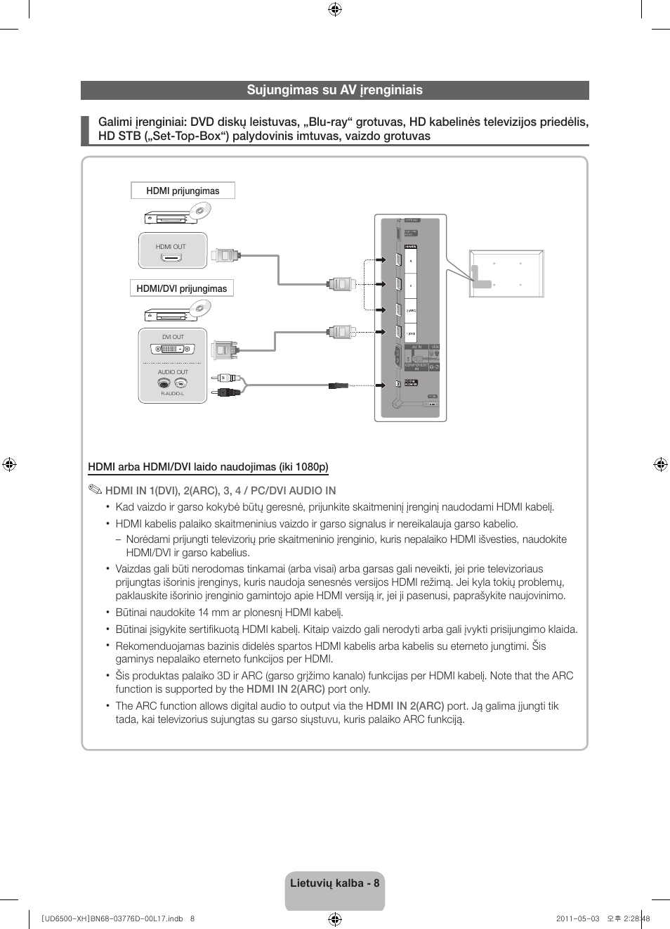 Samsung UE46D6570WS User Manual | Page 288 / 342