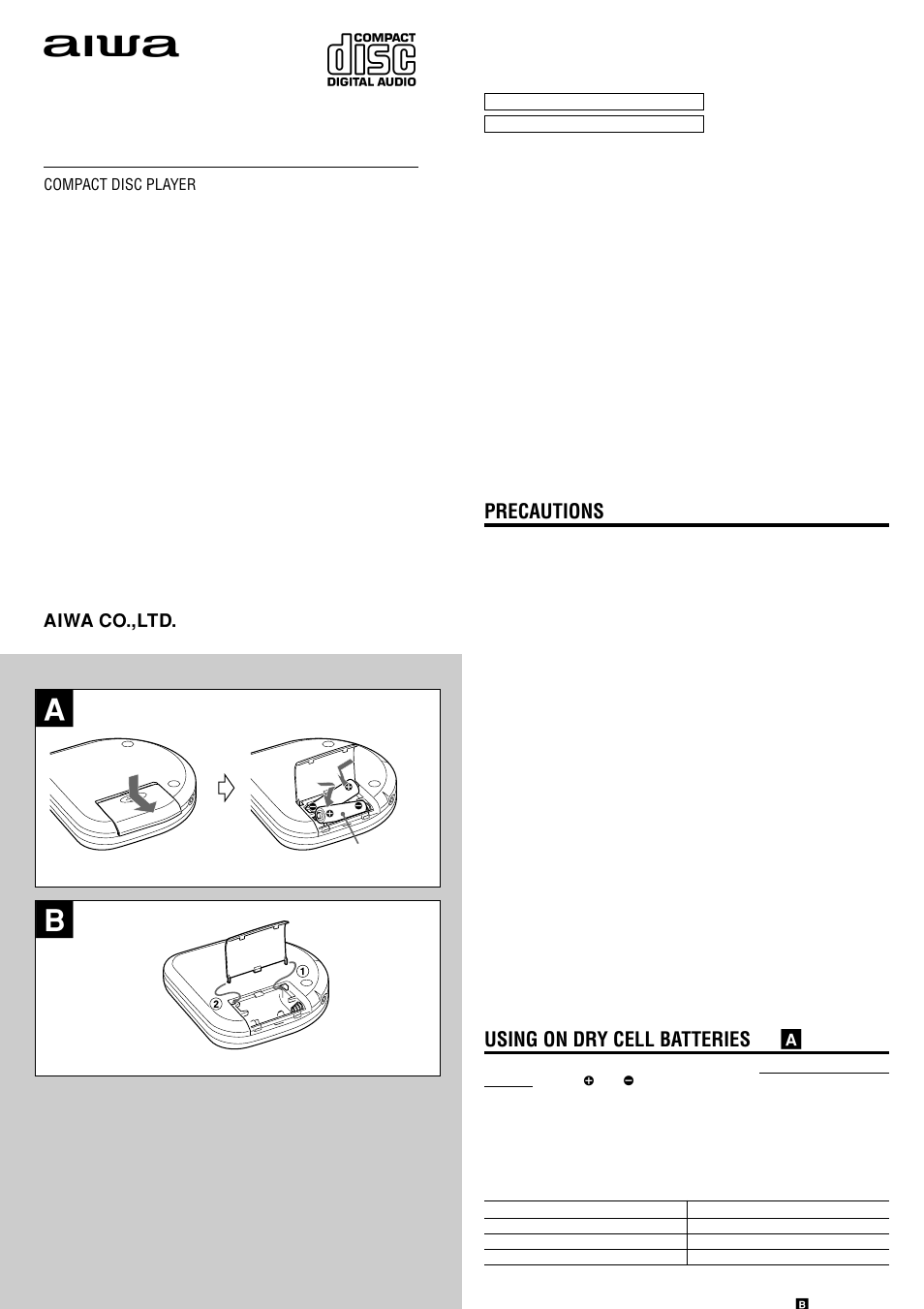 Aiwa XP-R207 User Manual | 24 pages