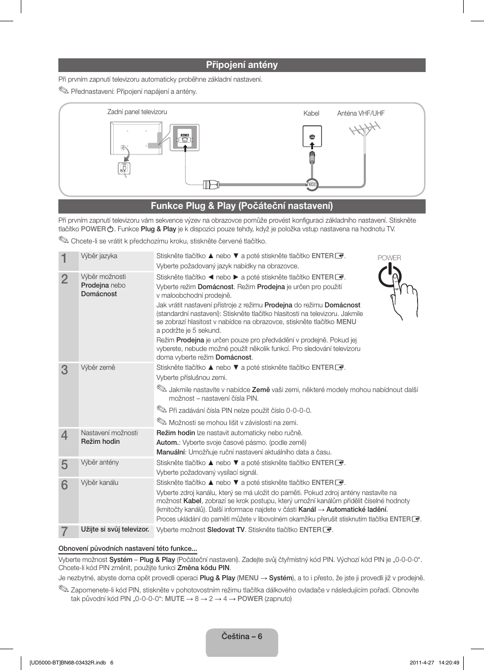 Samsung UE22D5010NW User Manual | Page 22 / 146