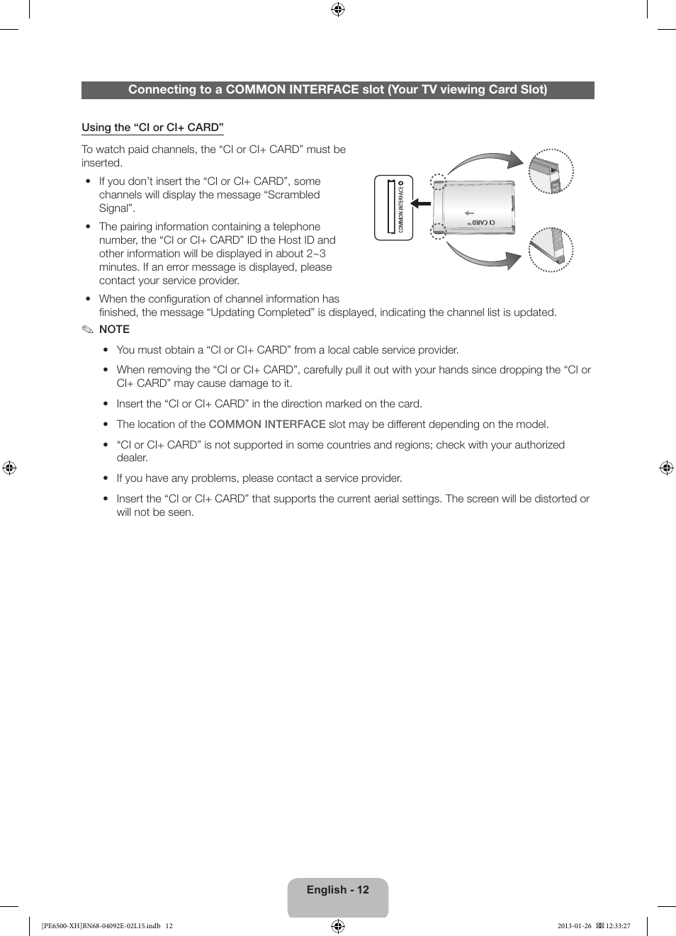 Samsung PS51E6500ES User Manual | Page 12 / 354