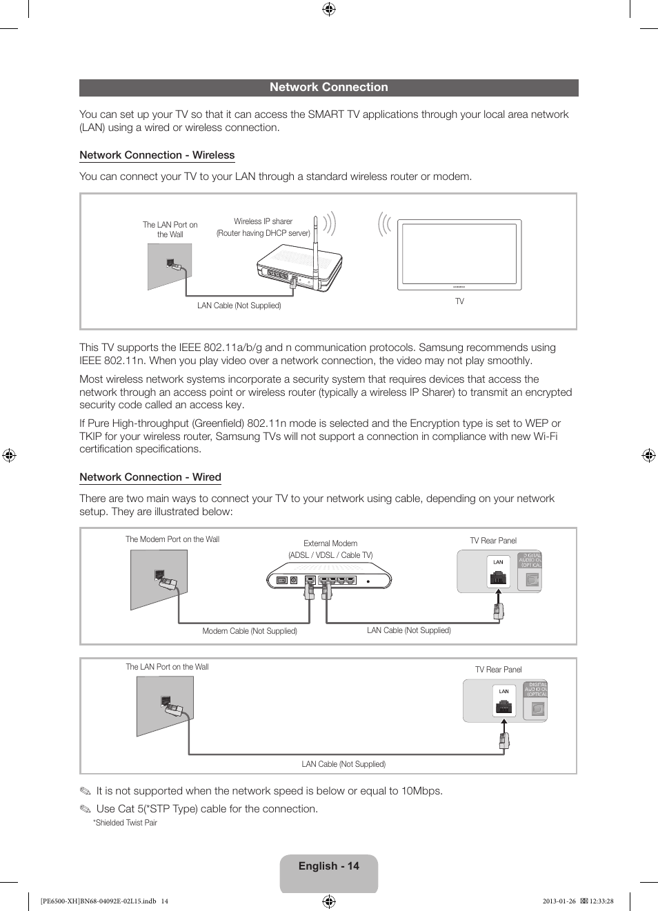 Samsung PS51E6500ES User Manual | Page 14 / 354