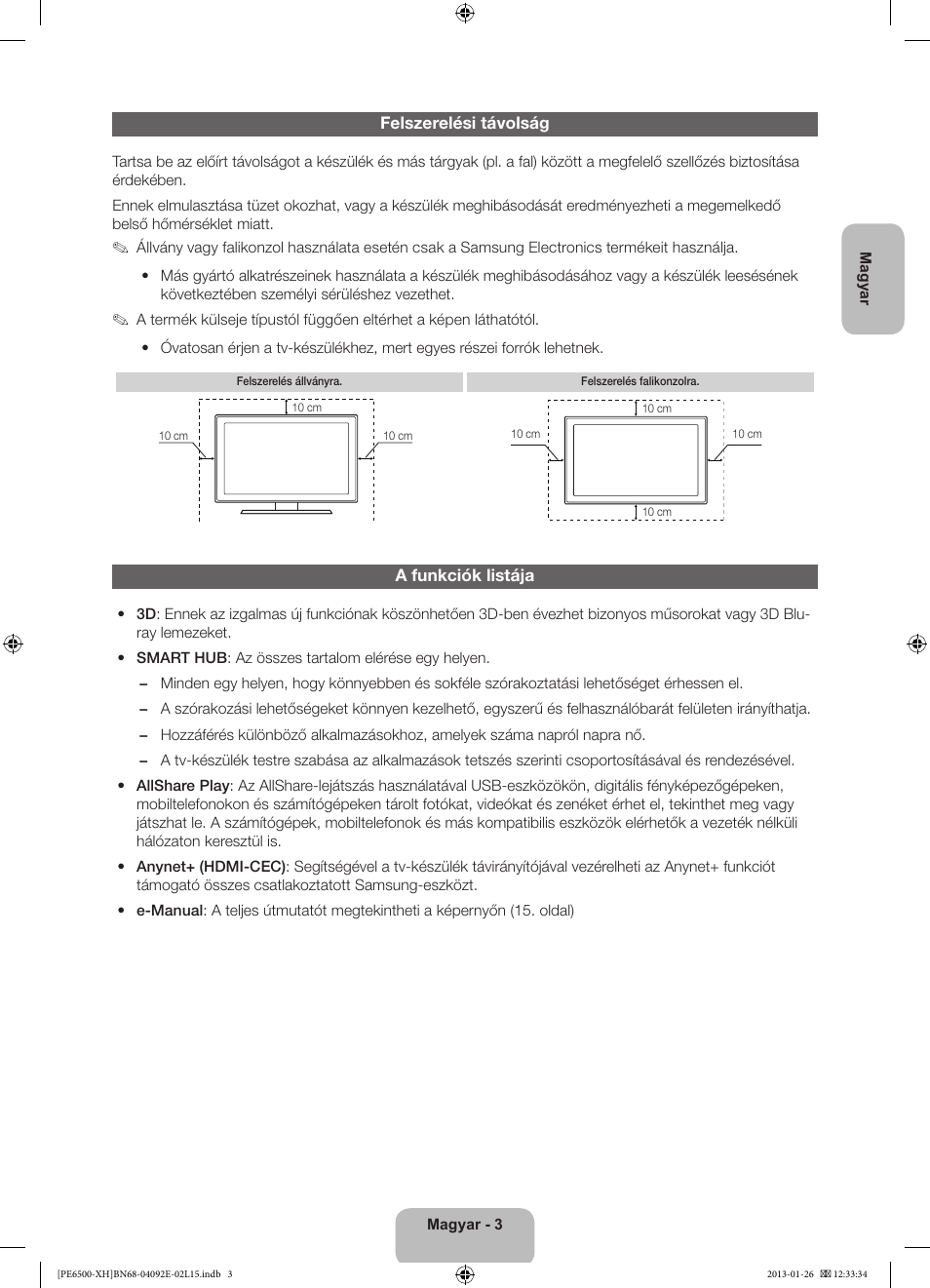 Samsung PS51E6500ES User Manual | Page 25 / 354
