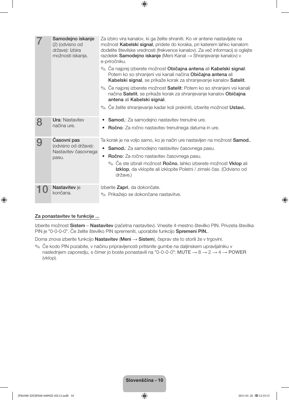 Samsung PS51E6500ES User Manual | Page 274 / 354
