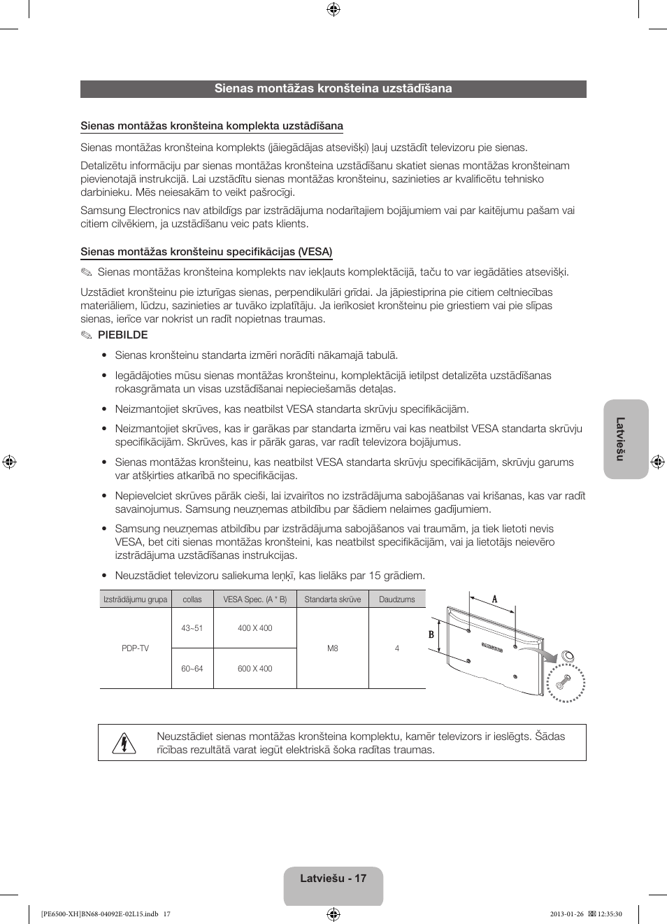 Samsung PS51E6500ES User Manual | Page 303 / 354