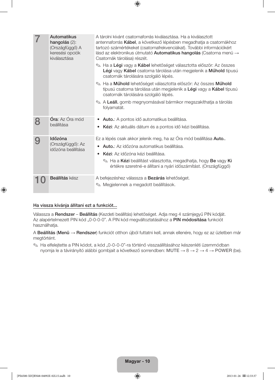 Samsung PS51E6500ES User Manual | Page 32 / 354