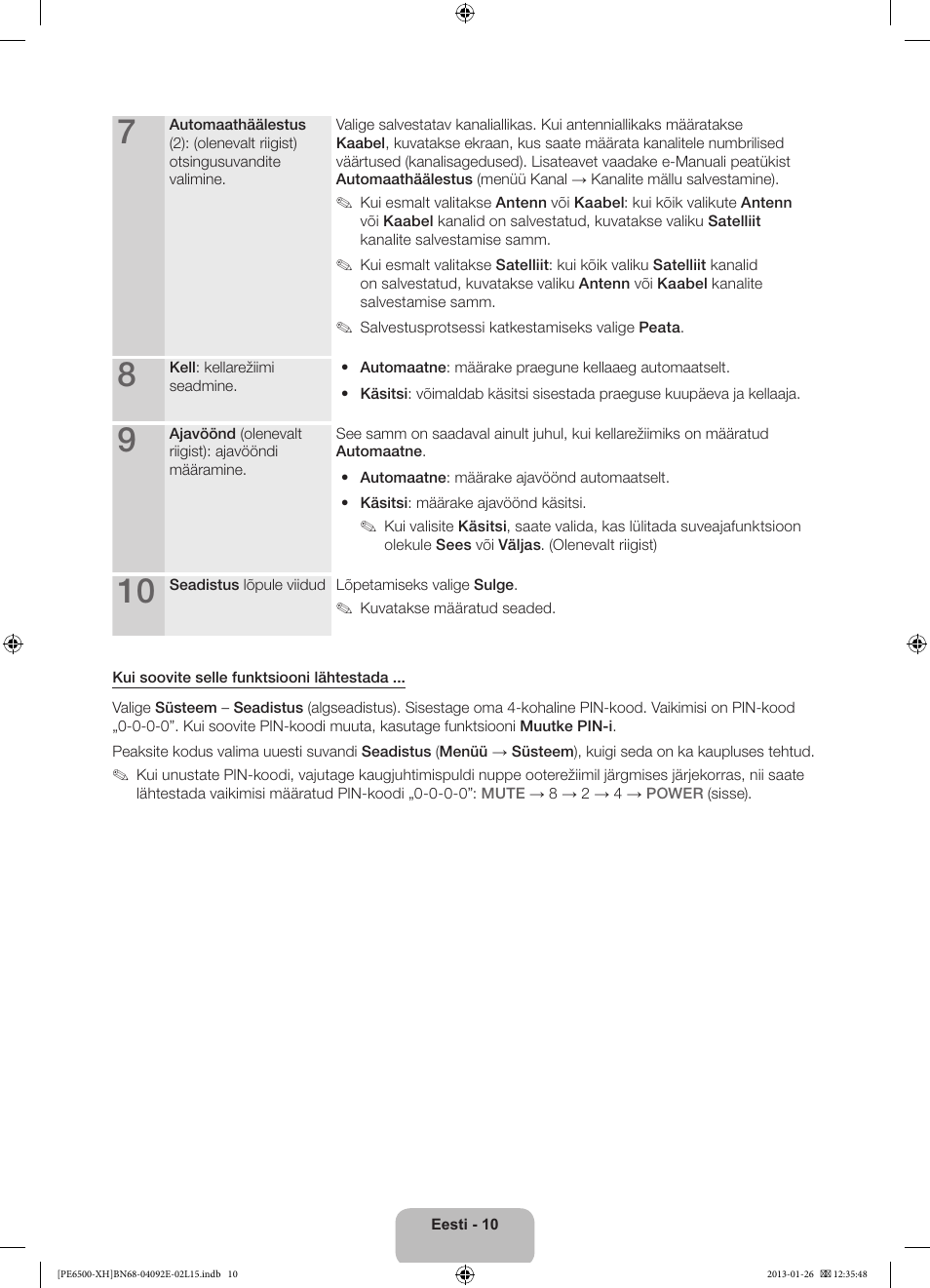 Samsung PS51E6500ES User Manual | Page 340 / 354