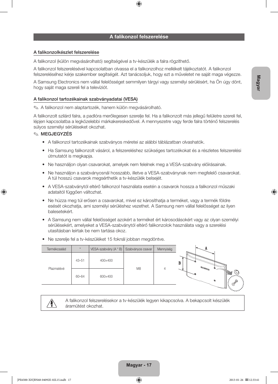 Samsung PS51E6500ES User Manual | Page 39 / 354