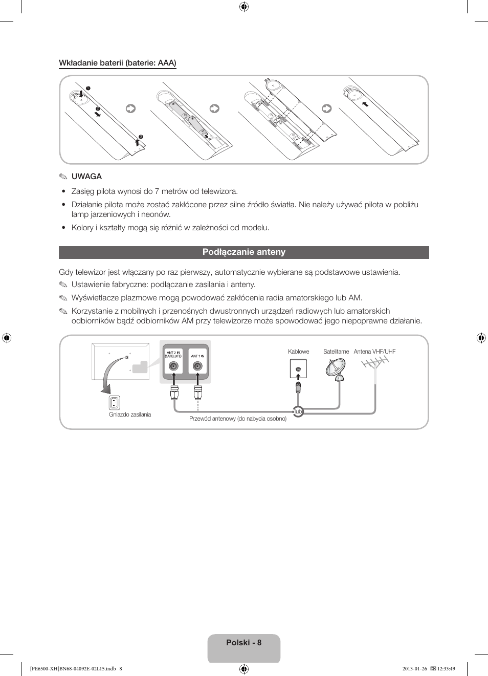 Samsung PS51E6500ES User Manual | Page 52 / 354