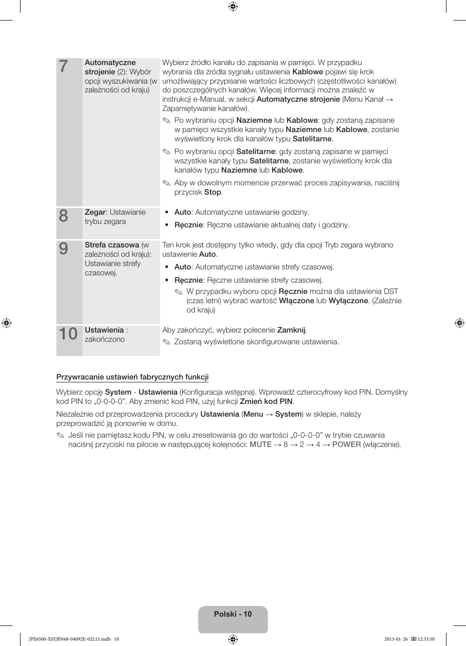 Samsung PS51E6500ES User Manual | Page 54 / 354