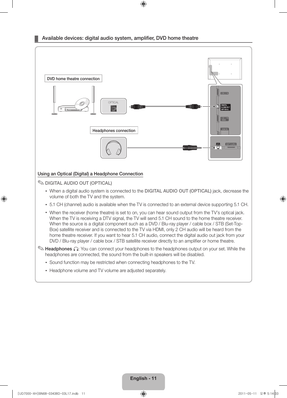 Samsung UE46D7000LS User Manual | Page 11 / 344