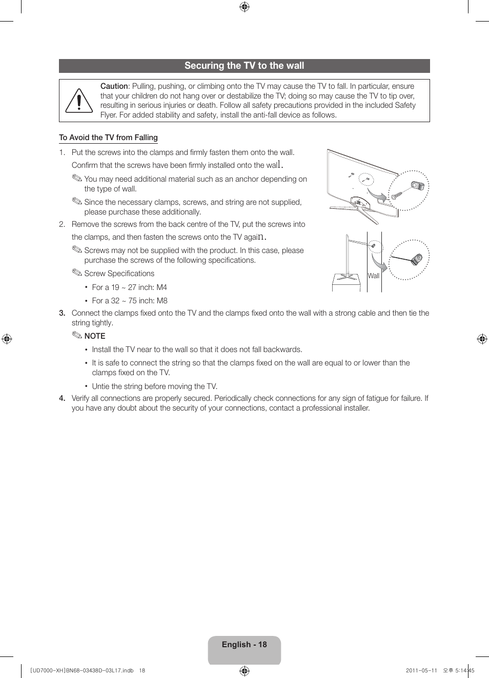 Samsung UE46D7000LS User Manual | Page 18 / 344