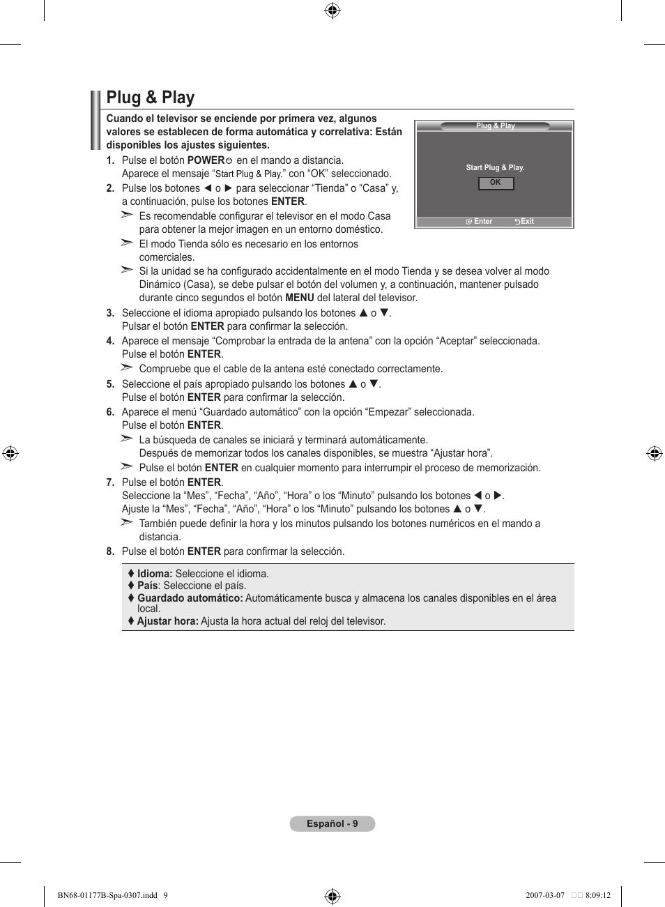 Plug & play | Samsung LE32R81B User Manual | Page 209 / 482