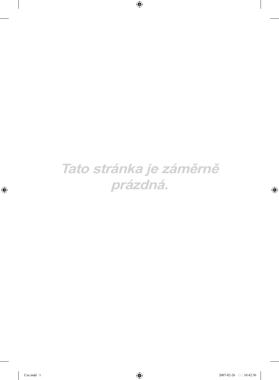 Tato stránka je záměrně prázdná | Samsung LE32R81B User Manual | Page 398 / 482