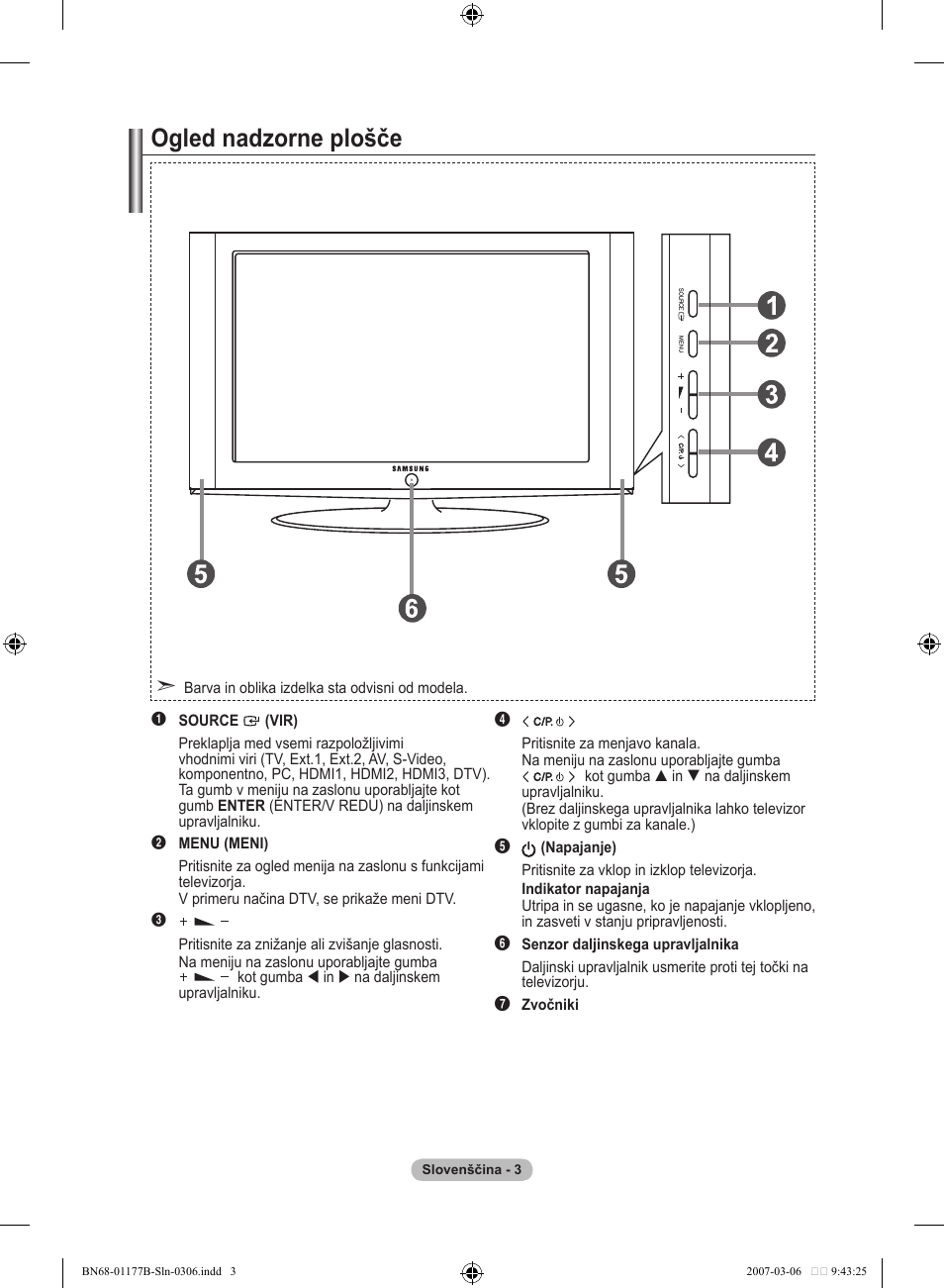 Ogled nadzorne plošče | Samsung LE32R81B User Manual | Page 442 / 482