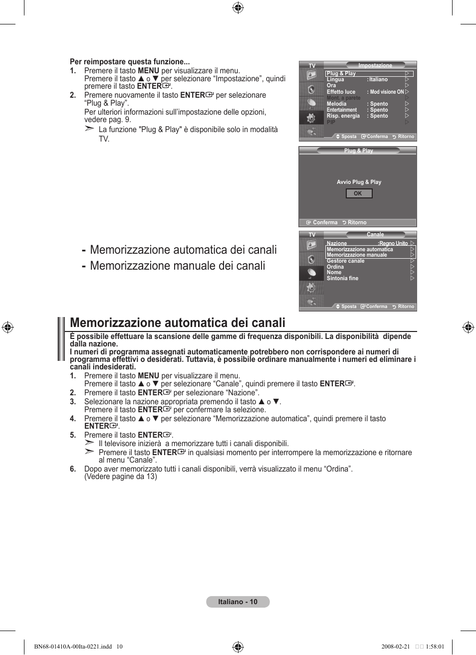 Samsung LE46A551P2R User Manual | Page 220 / 629
