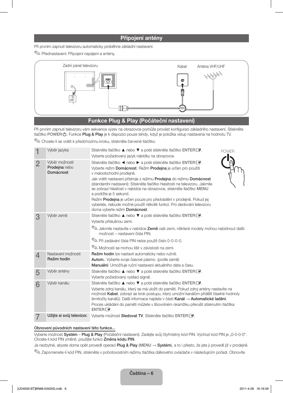 Samsung UE19D4010NW User Manual | Page 22 / 146