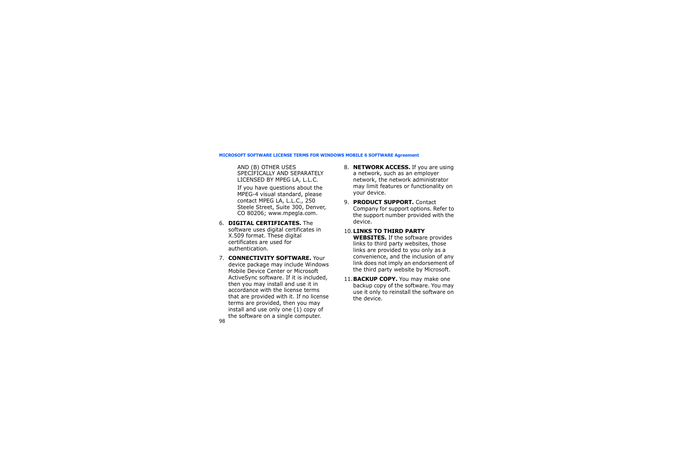 Samsung SGH-i900 User Manual | Page 100 / 110