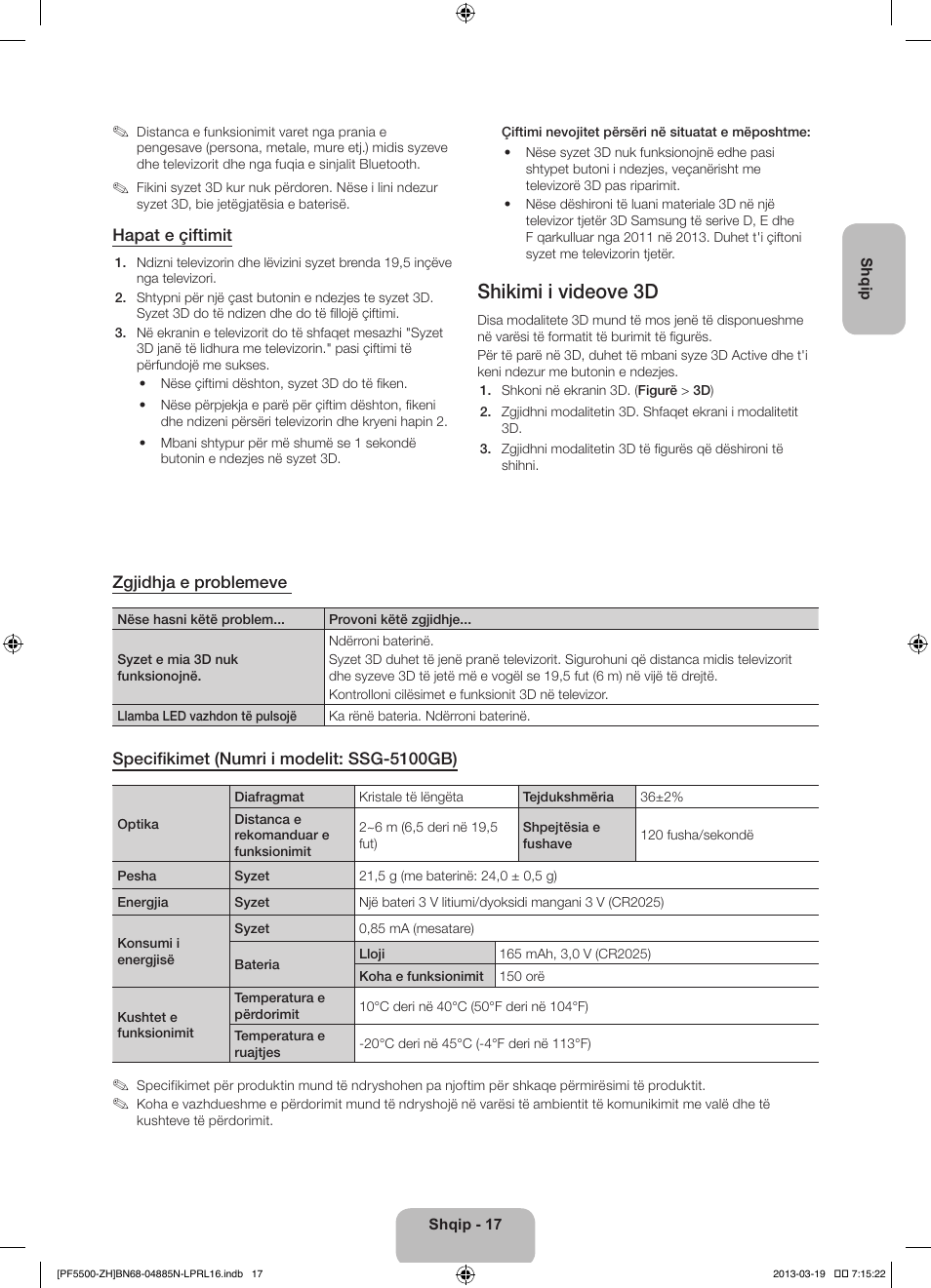 Shikimi i videove 3d | Samsung PS60F5500AW User Manual | Page 257 / 385