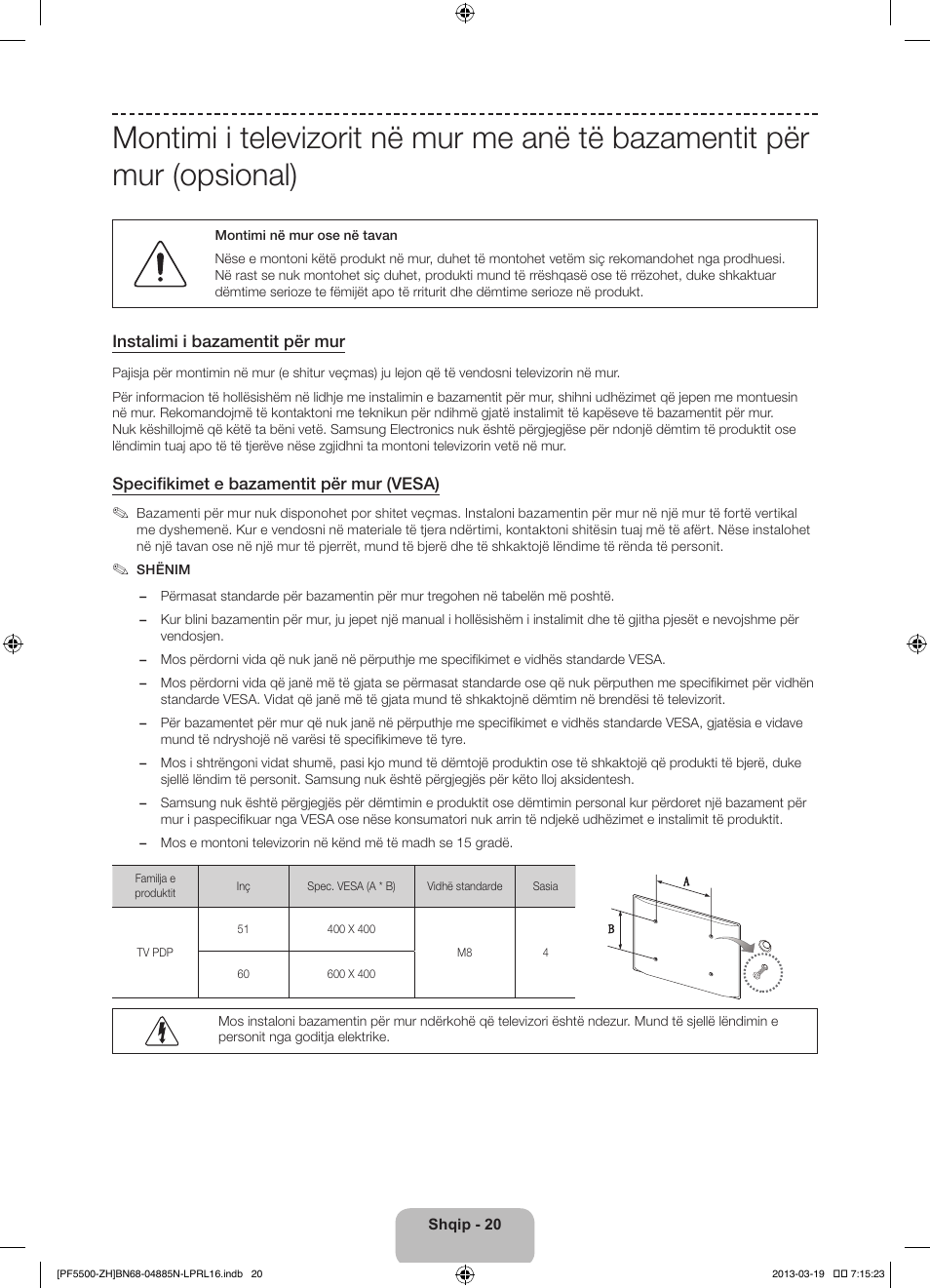 Samsung PS60F5500AW User Manual | Page 260 / 385