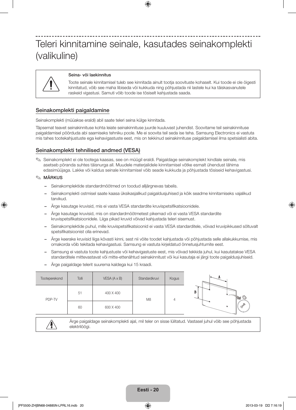 Samsung PS60F5500AW User Manual | Page 380 / 385