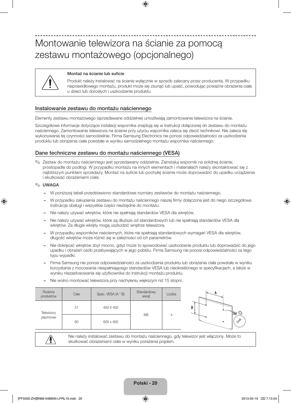 Samsung PS60F5500AW User Manual | Page 68 / 385