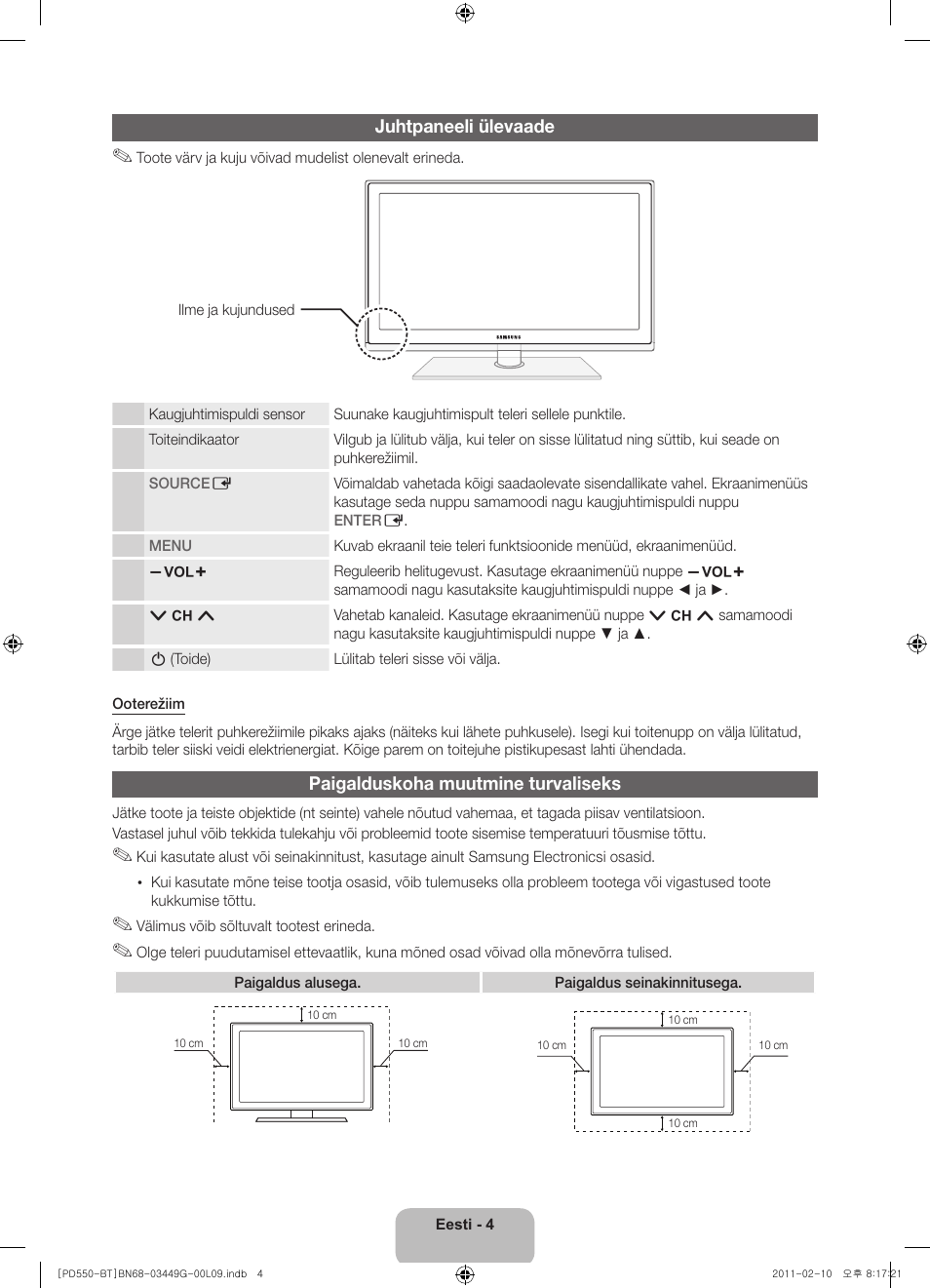 Samsung PS59D550C1W User Manual | Page 114 / 166
