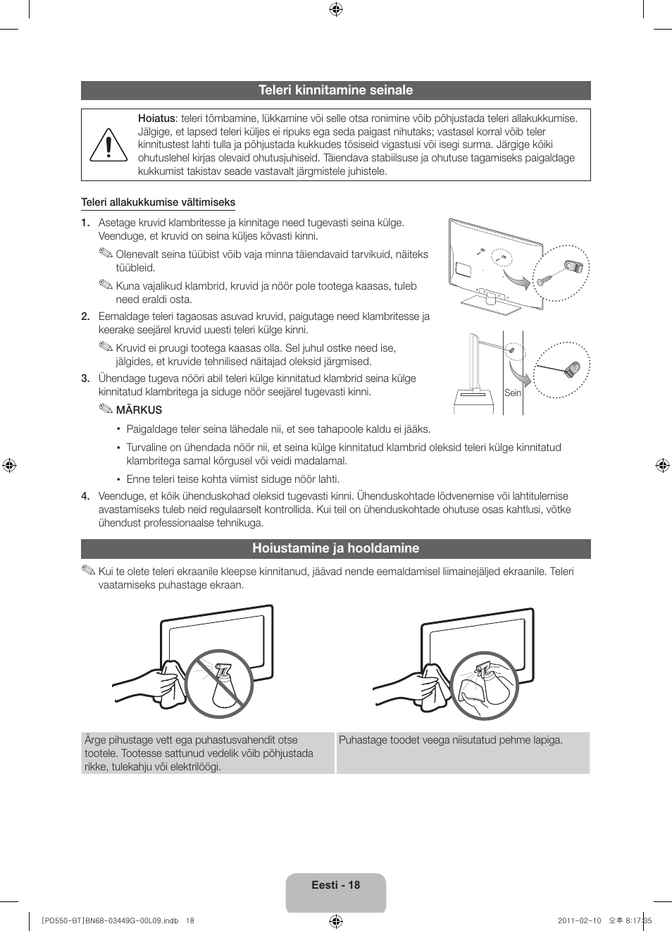 Samsung PS59D550C1W User Manual | Page 128 / 166