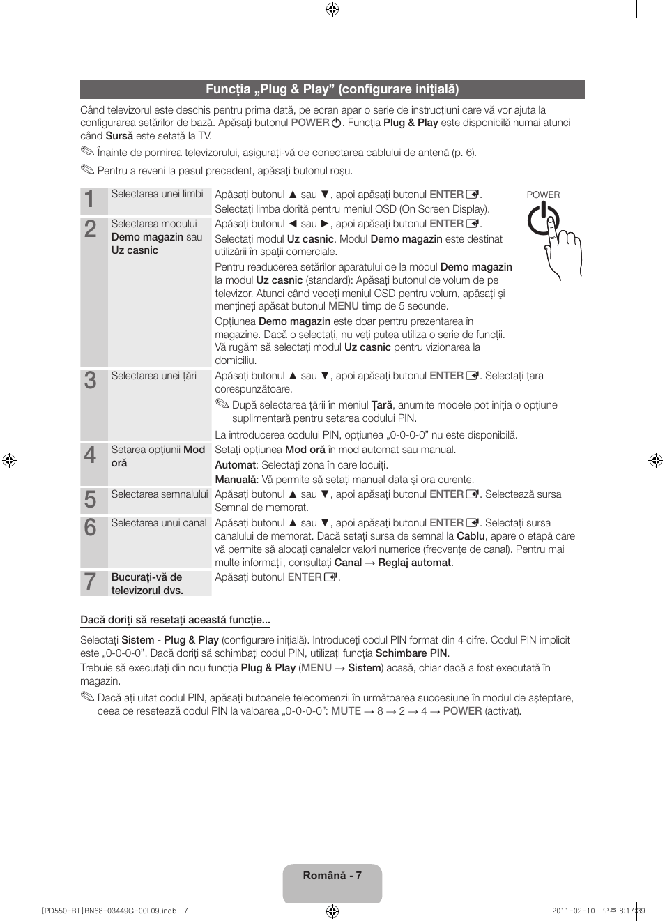 Samsung PS59D550C1W User Manual | Page 135 / 166