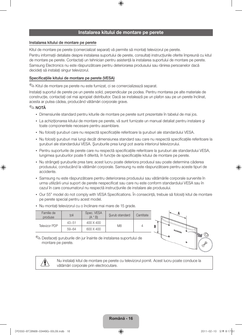 Samsung PS59D550C1W User Manual | Page 144 / 166