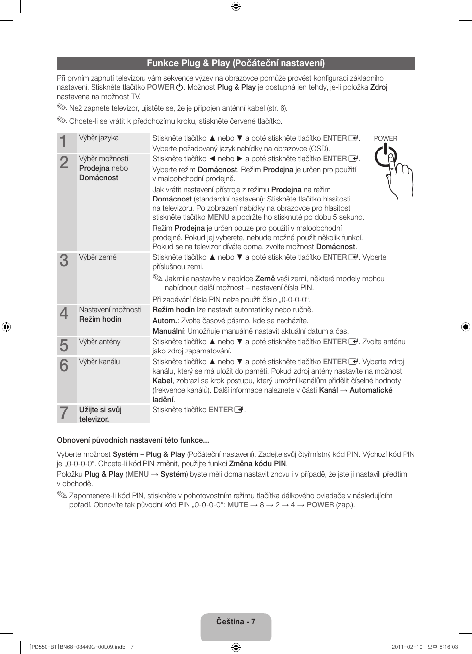 Samsung PS59D550C1W User Manual | Page 27 / 166