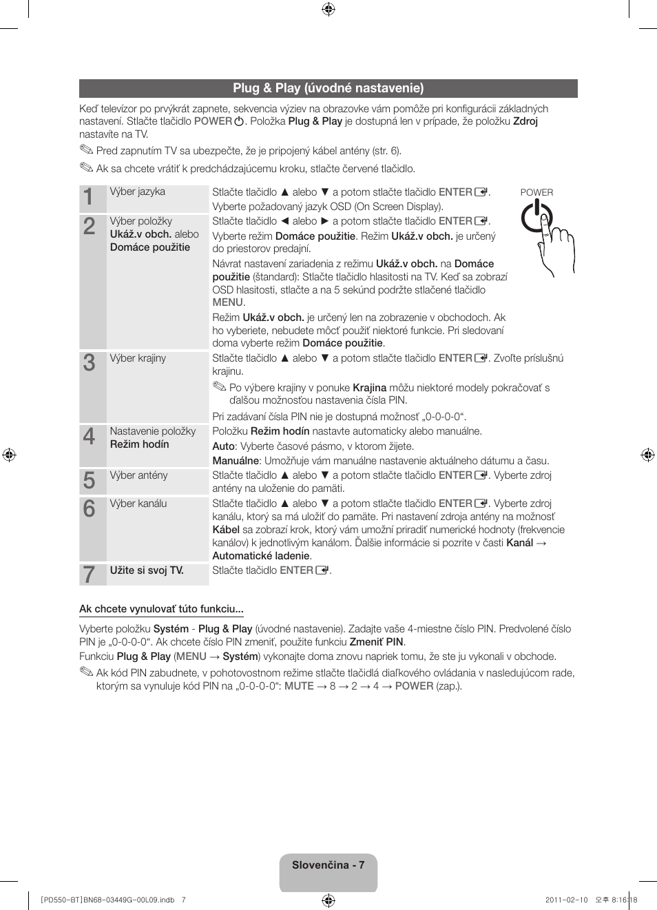 Samsung PS59D550C1W User Manual | Page 45 / 166