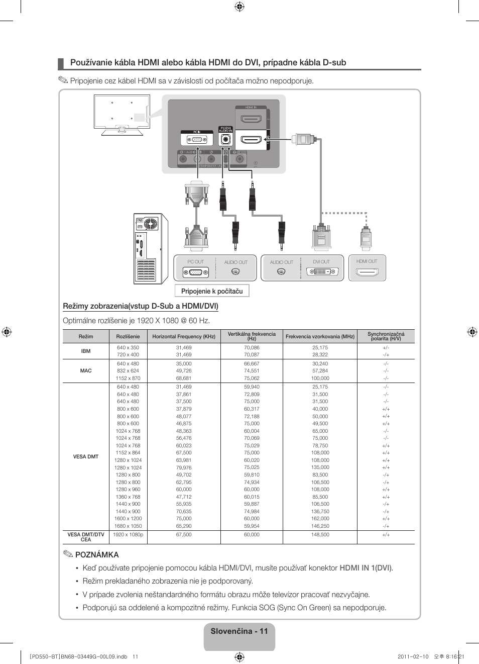Samsung PS59D550C1W User Manual | Page 49 / 166