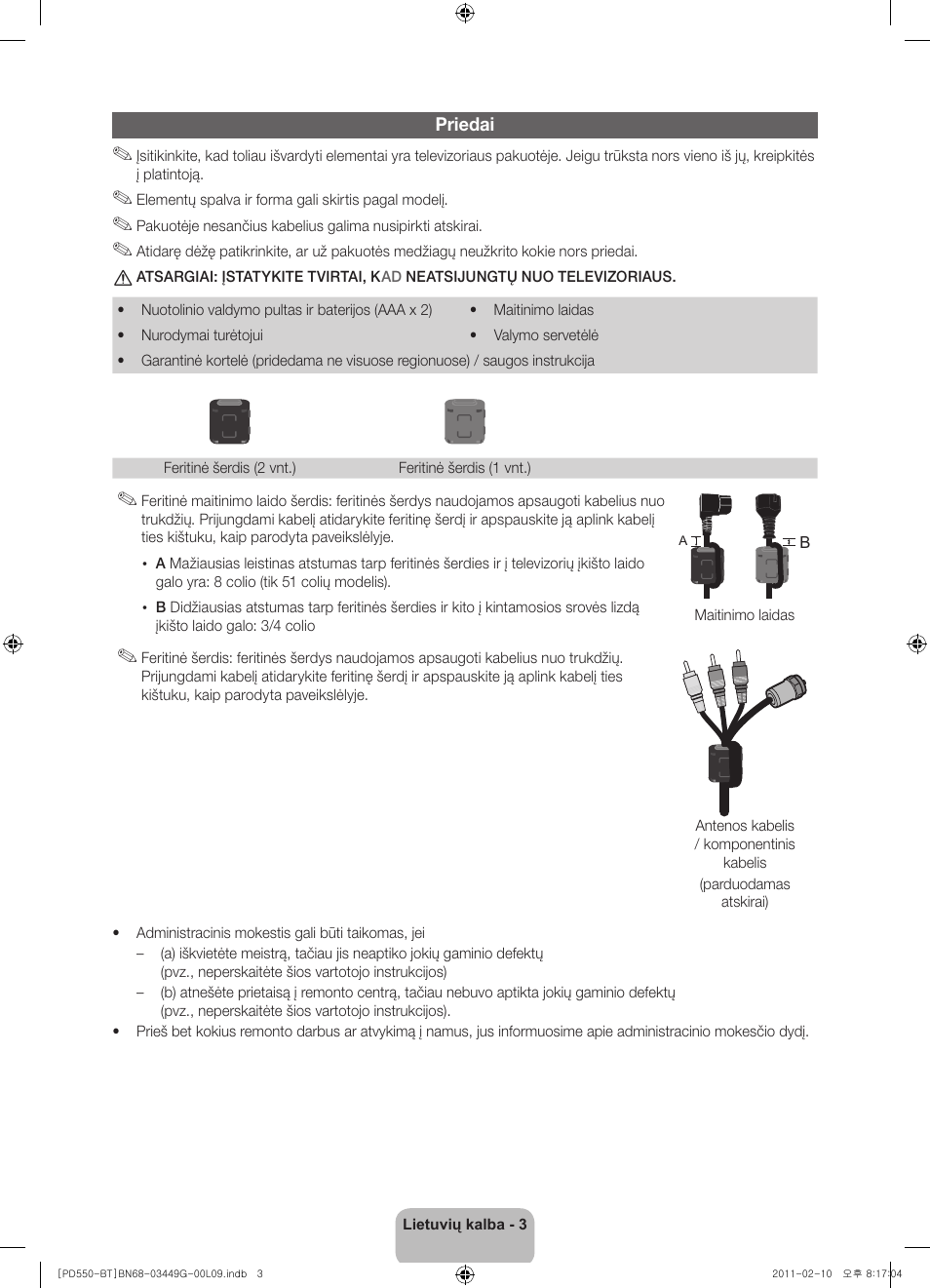 Samsung PS59D550C1W User Manual | Page 95 / 166