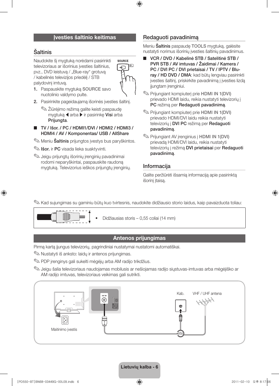 Samsung PS59D550C1W User Manual | Page 98 / 166