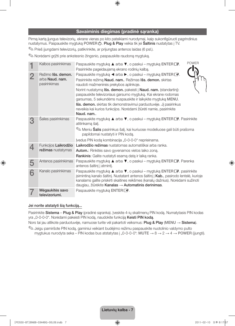 Samsung PS59D550C1W User Manual | Page 99 / 166